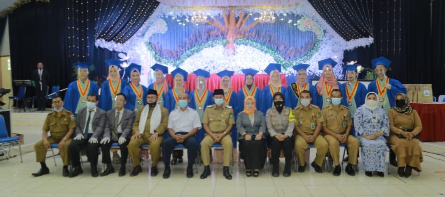 Wisuda Mahasiswa – Mahasiwi LPMKA YKPP Angkatan Ke 23 Tahun 2020 di Gedung Patra Ria Komperta Prabumulih