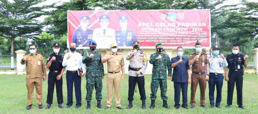 Apel gelar pasukan operasi lilin musi 2020