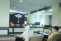 Vidcon Pertemuan Tahunan Bank Indonesia 2020 di Provinsi Sumatera Selatan di Ruang Rapat Lt.I pemerintahan Kota Prabumulih