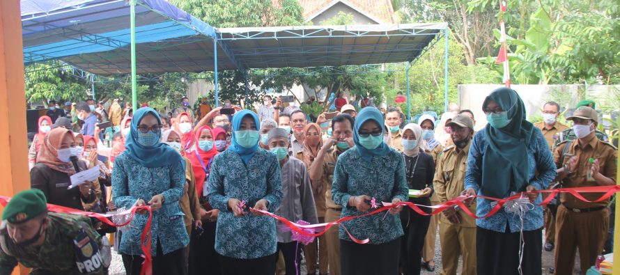 PERESMIAN JEMBATAN DAN GEDUNG POSYANDU DI KELURAHAN GUNUNG IBUL BARAT