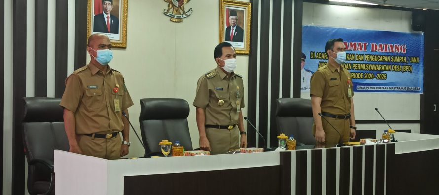 Pelantikan dan pengucapan Sumpah / janji Anggota Badan Permusyawaratan Desa (BPD)