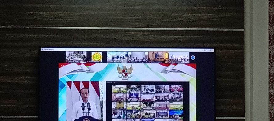 Vidcon Rapat Kerja Pembangunan Pertanian Tahun 2021