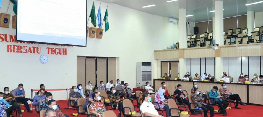 Rapat Persiapan Peresmian Infrastruktur Provinsi Sumatera Selatan.