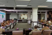 Rapat Hasil Capaian Pelaksanaan Rencana Aksi Pemberantasan Korupsi Terintegrasi Pemerintah Kota Prabumulih Tahun 2020