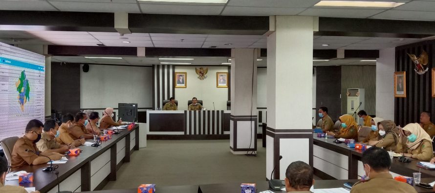 Rapat Hasil Capaian Pelaksanaan Rencana Aksi Pemberantasan Korupsi Terintegrasi Pemerintah Kota Prabumulih Tahun 2020