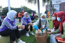 Senam Pagi Dihalaman Pemerintah Kota Prabumulih