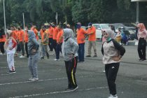 SENAM BERSAMA DI HALAMAN PEMKOT PRABUMULIH