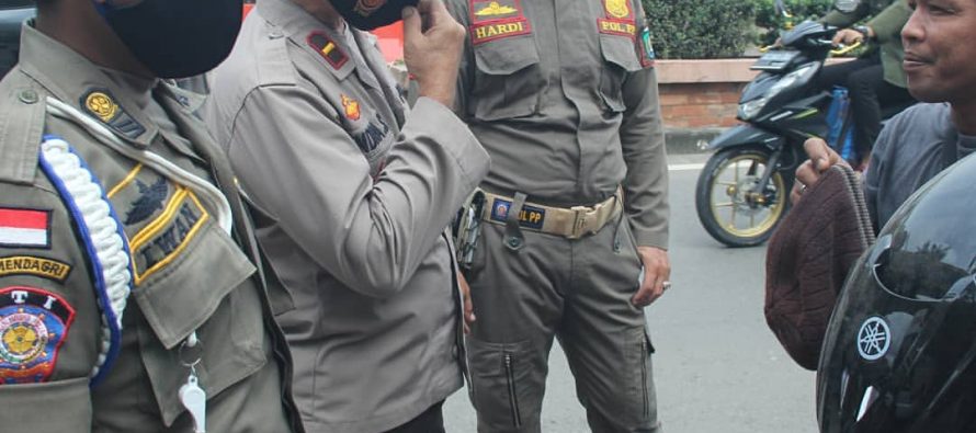 Razia Tim Gabungan Pol PP dan Polres prabumulih
