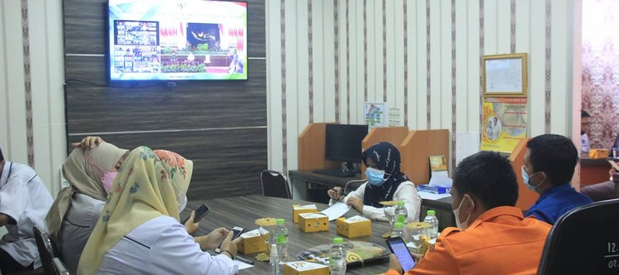Vidcon Pembukaan Rapat Koordinasi Nasional Penanggulangan Bencana Tahun 2021