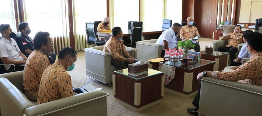 Audiensi Badan Narkotika Nasional (BNN) Kota Prabumulih dengan Pemerintah Kota Prabumulih dalam rangka Perencanaan Pelaksanaan Desa Bersinar di Kota Prabumulih.