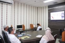 Rapat Koordinasi Membahas Kinerja Pengendalian Inflasi Menjelang Puasa Pada Bulan Ramadhan dan Hari Raya Idul Fitri Tahun 2021 ( 1442 Hijriah ) Secara Virtual. Di Ruang Rapat KOMINFO Lt. II Pemerintah Kota Prabumulih.