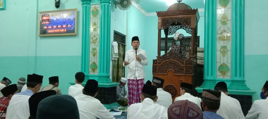 Walikota Prabumulih Pimpin Tim 1 Safari Ramadhan di Mesjid Al-Muhajirin 1 Desa Pangkul