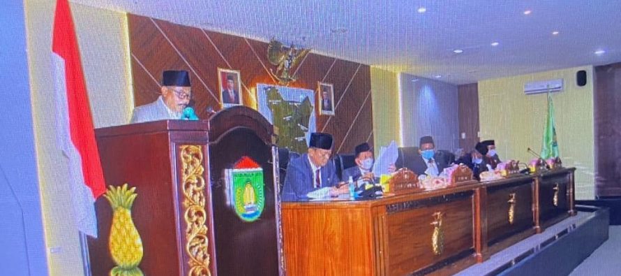 Rapat Paripurna Ke – XXV Masa Persidangan ke III DPRD Kota Prabumulih.