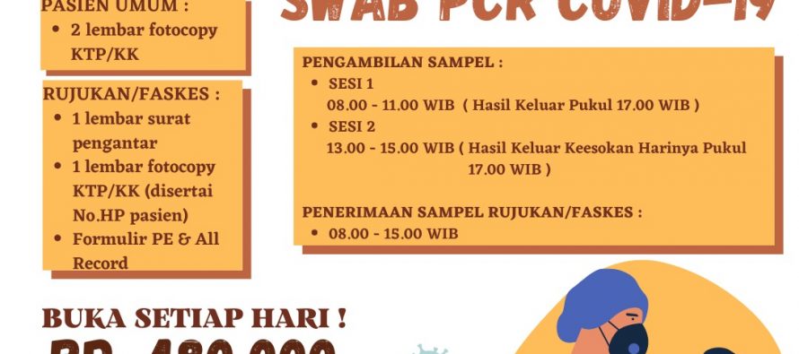 PELAYANAN LABORATORIUM SWAB PCR