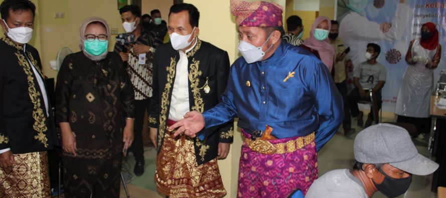 Gubernur Sumatera Selatan H. Herman Deru  Resmikan Gedung Lab PCR