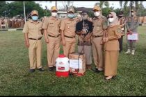 Apel Mingguan Sekaligus Penyerahan Bantuan Dari Kementerian Pertanian Republik Indonesia Kepada Pemerintah Kota Prabumulih Untuk Kelompok Tani di Kota Prabumulih.