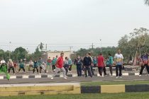 Senam Pagi Bersama Pemerintah Kota Prabumulih