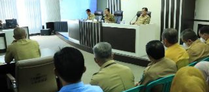 Rapat bulanan Pemerintah Kota Prabumulih Januari 2022