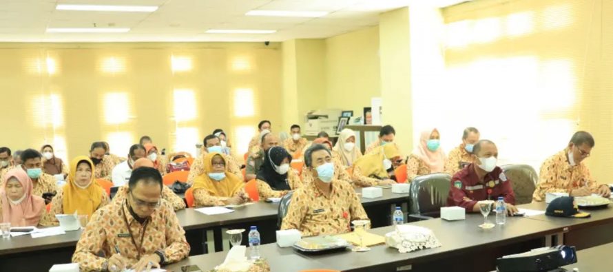 Persiapan Pelaksanaan Program Pemberantasan Korupsi Terintegrasi 2022 Secara Virtual.