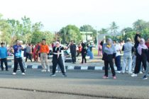 Senam Pagi Bersama Pemerintah Kota Prabummulih