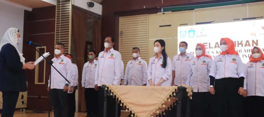 Pelantikan Pengurus Komite Olahraga Rekreasi Masyarakat Indonesia ( KORMI ) Masa Bakti 2022 – 2026 Kota Prabumulih.