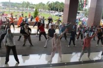 Senam Pagi Bersama Pemerintah Kota Prabumulih