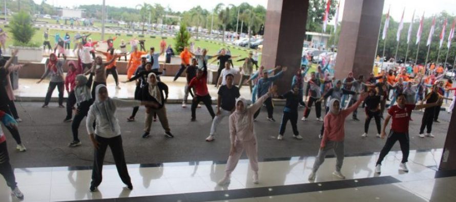 Senam Pagi Bersama Pemerintah Kota Prabumulih