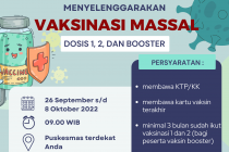 Vaksinasi Massal di Kota Prabumulih, Catat Jadwalnya !!