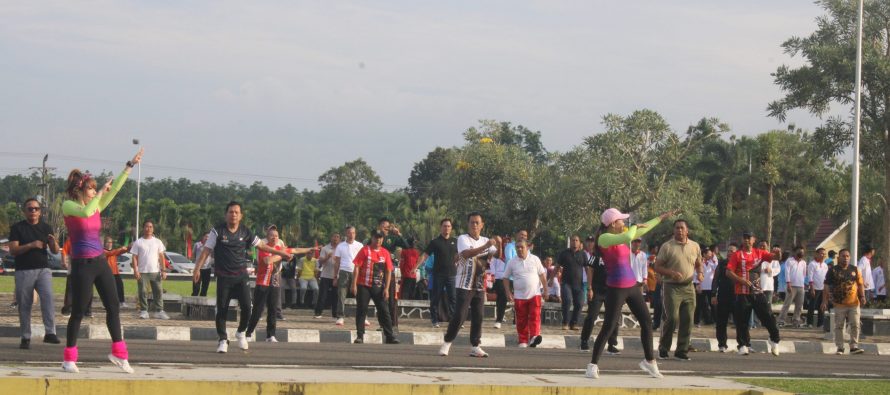 Senam Pagi Bersama Pemerintah Kota Prabumulih