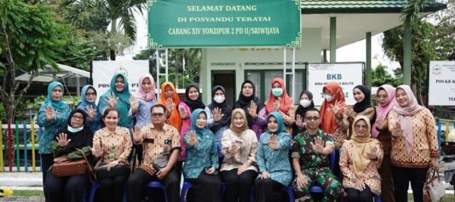 Kunjungan ke Posyandu Teratai Asrama Zipur Kel. Gunung Ibul Barat dan  Posyandu Cendrawasih I Kel. Gn Ibul Barat