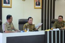Walikota Prabumulih Ir. H. Ridho Yahya, MM Pimpin Rapat Koordinasi Lanjutan Pelaksanaan Kegiatan Program Pengentasan Kemiskinan Pemerintah Kota Prabumulih di Desa melalui Alokasi Dana Desa (ADD) Tahun Anggaran 2023