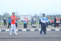 Senam Pagi Bersama Pemerintah Kota Prabumulih