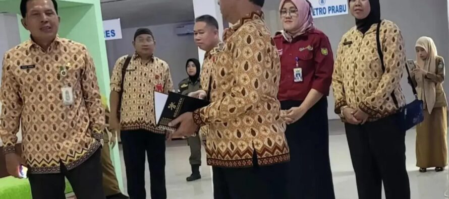 Wako Prabumulih, Ir H Ridho Yahya MM bersama jajaran meninjau MPP di Lantai III PTM II,