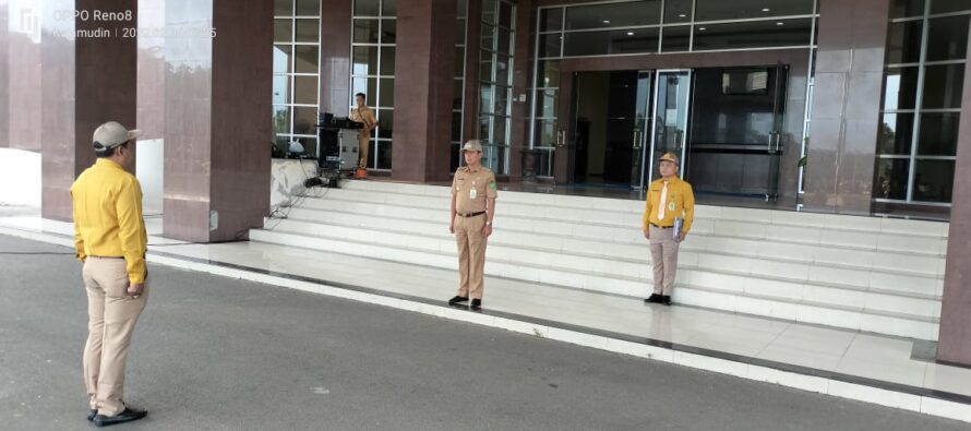 Wakil Walikota Prabumulih,H.Andriansyah Fikri,SH pimpin Apel Bulanan Pemerintah Kota Prabumulih