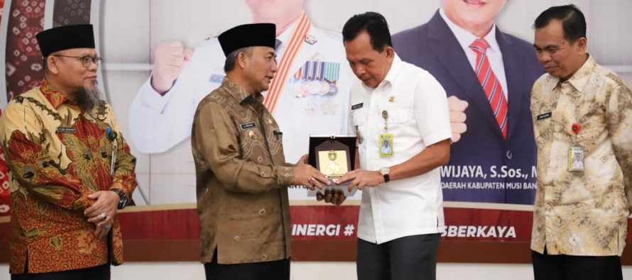 Kunjungan Silaturahmi Walikota Prabumulih Ir H Ridho Yahya MM bersama jajaran Pemkot Prabumulih, Bertempat di Guest House Griya Bumi Serasan Sekatea