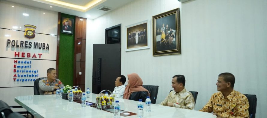 Kapolres Musi Banyuasin Terima Kunjungan Silaturahmi Walikota Prabumulih