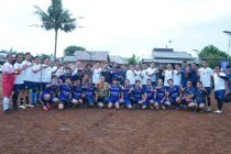 Squad Persipra AllStar berhasil memborong gol melawan tuan Rumah PS Pendopo di lapangan Ball Desa Tanjung Raman Kecamatan Pendopo Kabupaten Empat Lawang