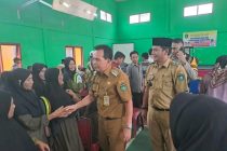 Penyerahan Alokasi Dana Desa Tahun 2023 di Desa Karang Bindu