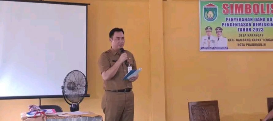 Penyerahan Alokasi Dana Desa Tahun 2023 di Desa Karangan