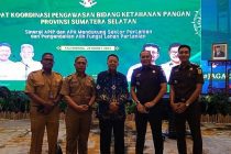 Asisten II Pemerintah Kota Prabumulih , Drs H Muhammad Ali MSi Hadiri Rapat Koordinasi Pengawasan di Bidang Ketahanan Pangan di Hotel Santika Palembang.