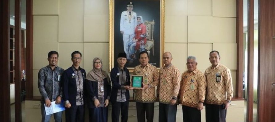 Audiensi Ketua Pengadilan Agama Kota Prabumulih Lukmin, S.Ag, M.E beserta jajaran dalam rangka telah pindahnya operasional Kantor Pengadilan Agama Kota Prabumulih ke gedung yang baru