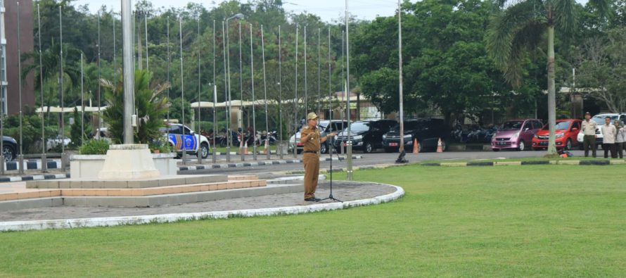 Apel Mingguan di Halaman Kantor Pemerintah Kota Prabumulih