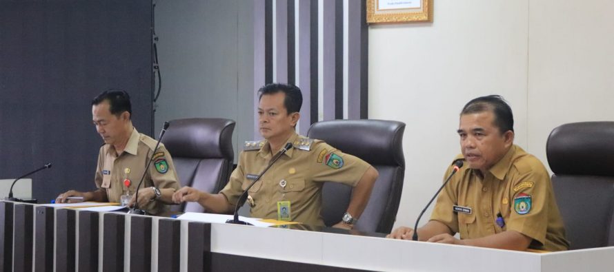 Wakil Walikota Prabumulih H. Andriansyah Fikri., SH Pimpin Rapat Bulanan Pemerintah Kota Prabumulih