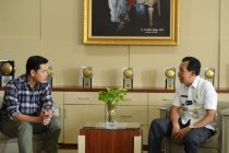 Syuting Podcast TVRI Palembang dengan Walikota Prabumulih