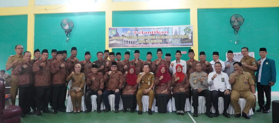 Ir. H. Ridho Yahya, MM. Walikota Lantik Pengurus dan Anggota Kelurahan Toleransi Gunung Ibul Periode 2023 – 2027 Prabumulih
