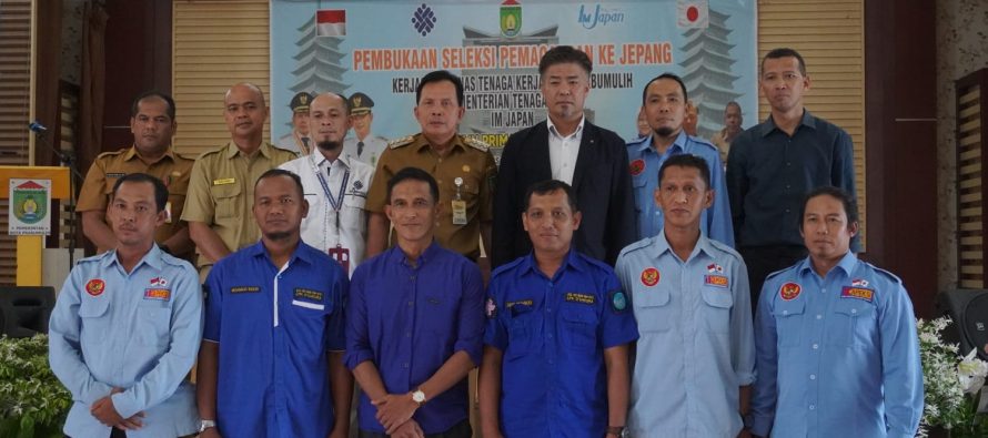 Walikota Prabumulih Menghadiri Sekaligus Membuka Kegiatan Seleksi Pemagangan Ke Jepang di Gedung Kesenian Rumah Dinas Walikota Prabumulih