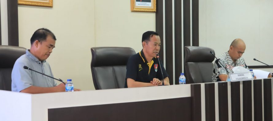 Sekretaris Daerah Kota Prabumulih Pimpin Rapat Anggaran Kelurahan