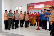 Sosialisasi dan Peletakan Kampung Moderasi Beragama yang merupakan program binaan Penyuluh Agama Islam Kota Prabumulih tahun 2023.