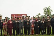 PERINGATAN HUT BHAYANGKARA KE 77 DI KOTA PRABUMULIH