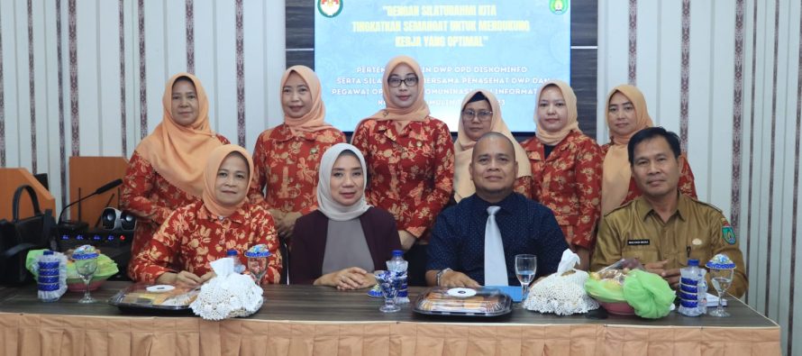 Pertemuan Rutin  Dharma Wanita Persatuan Dinas Kominfo Kota Prabumulih dan Silaturahmi bersama Penasehat DWP Kota Prabumulih Serta Sosialisasi Pencegahan dan Penanganan Kekerasan Dalam Rumah Tangga (KDRT)